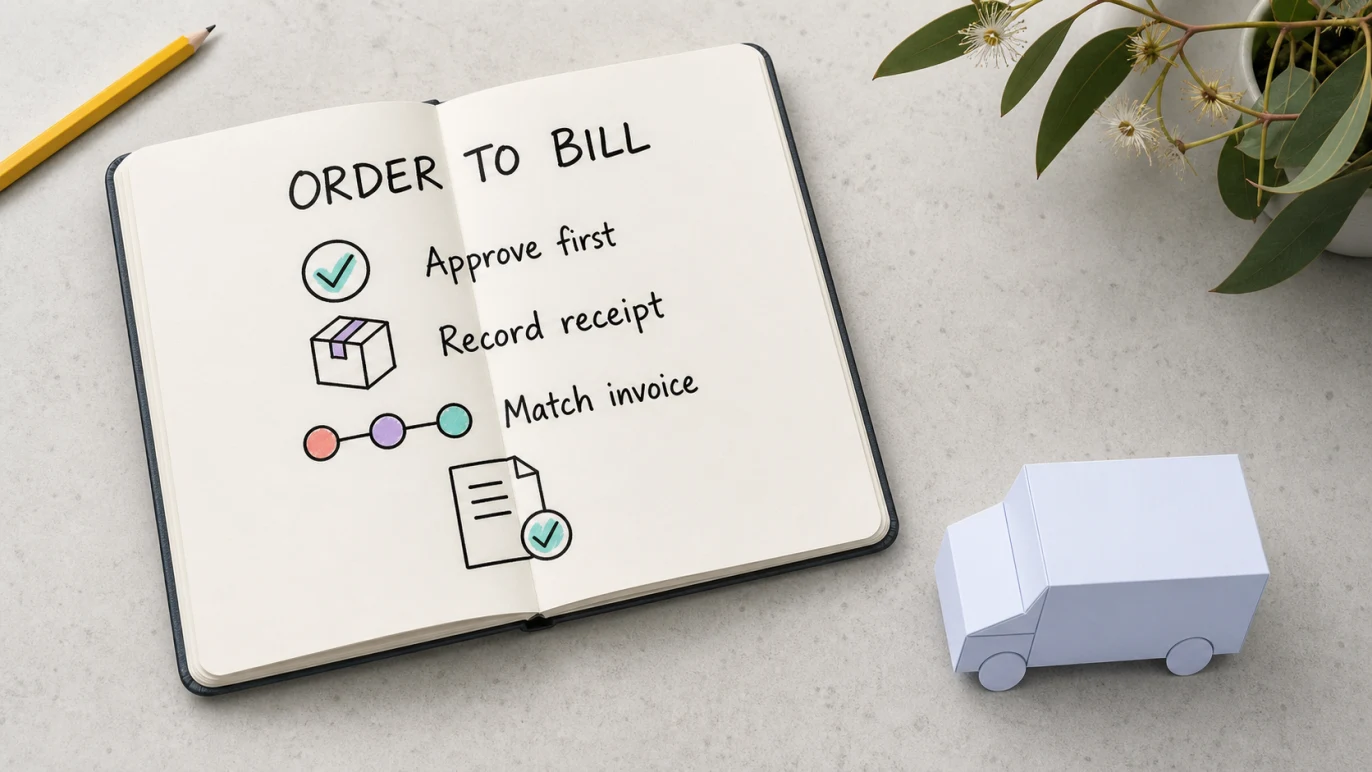 From Purchase Order to Supplier Bill: A Practical Australian Workflow