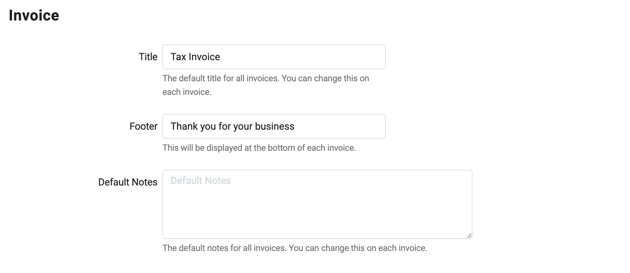 customise document template